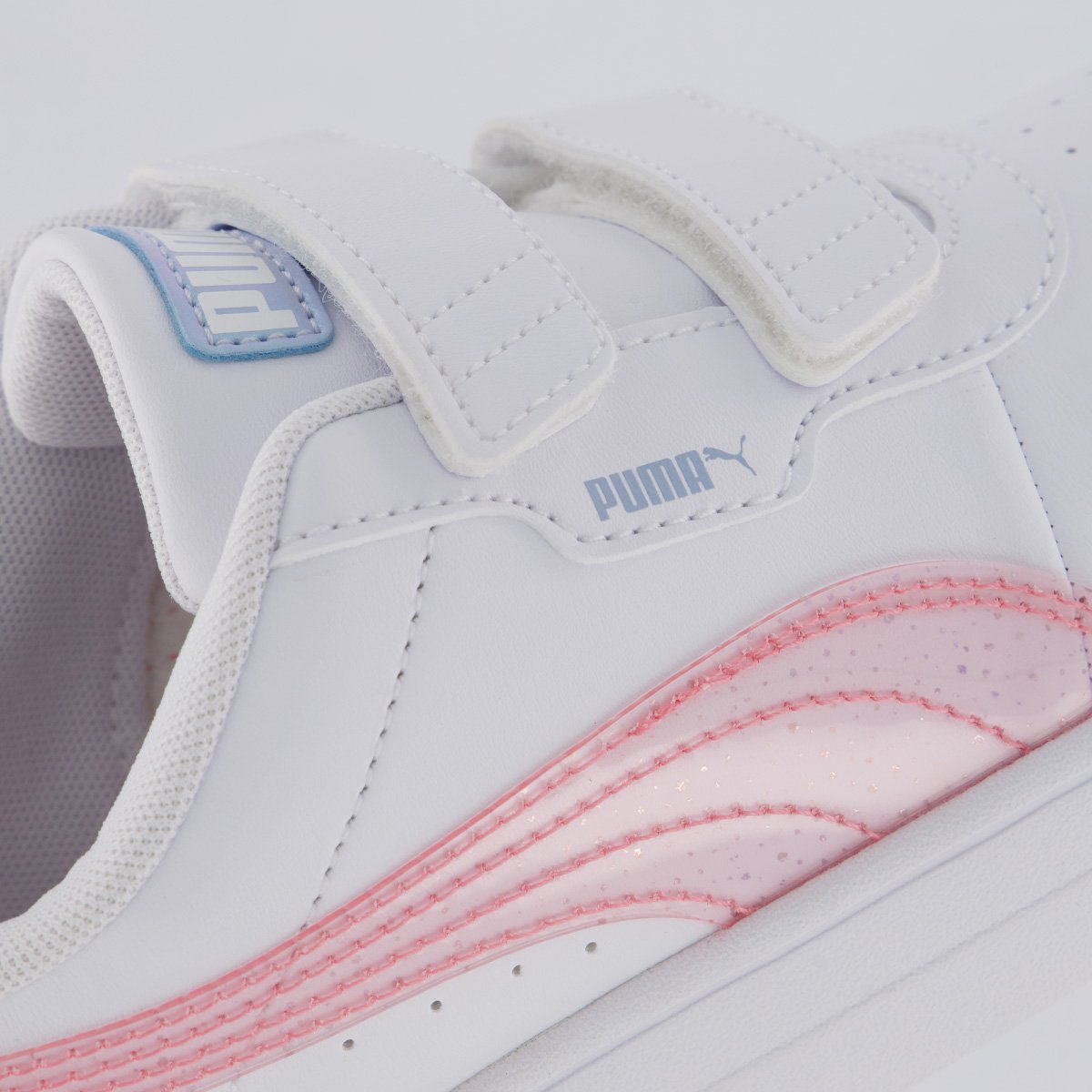 Tênis Puma Carina 3.0 Blurry Dreams Juvenil Branco e Rosa Branco/Rosa 7