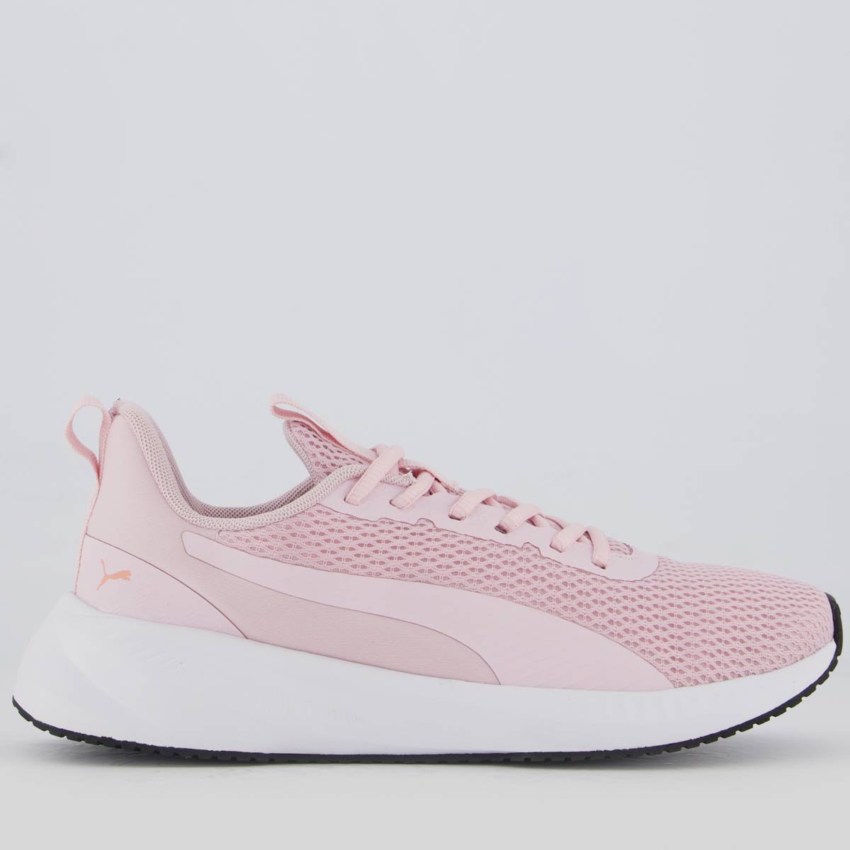 Tênis Puma Flyer Lite 3 Feminino Rosa e Branco