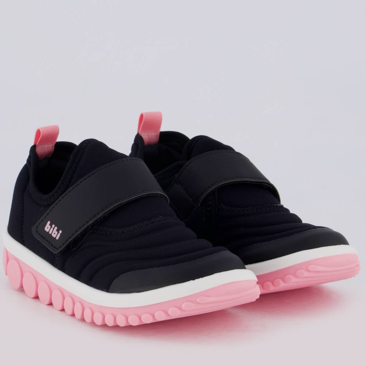 Tênis Bibi Roller 2.0 Infantil Preto e Rosa Preto/Rosa 2