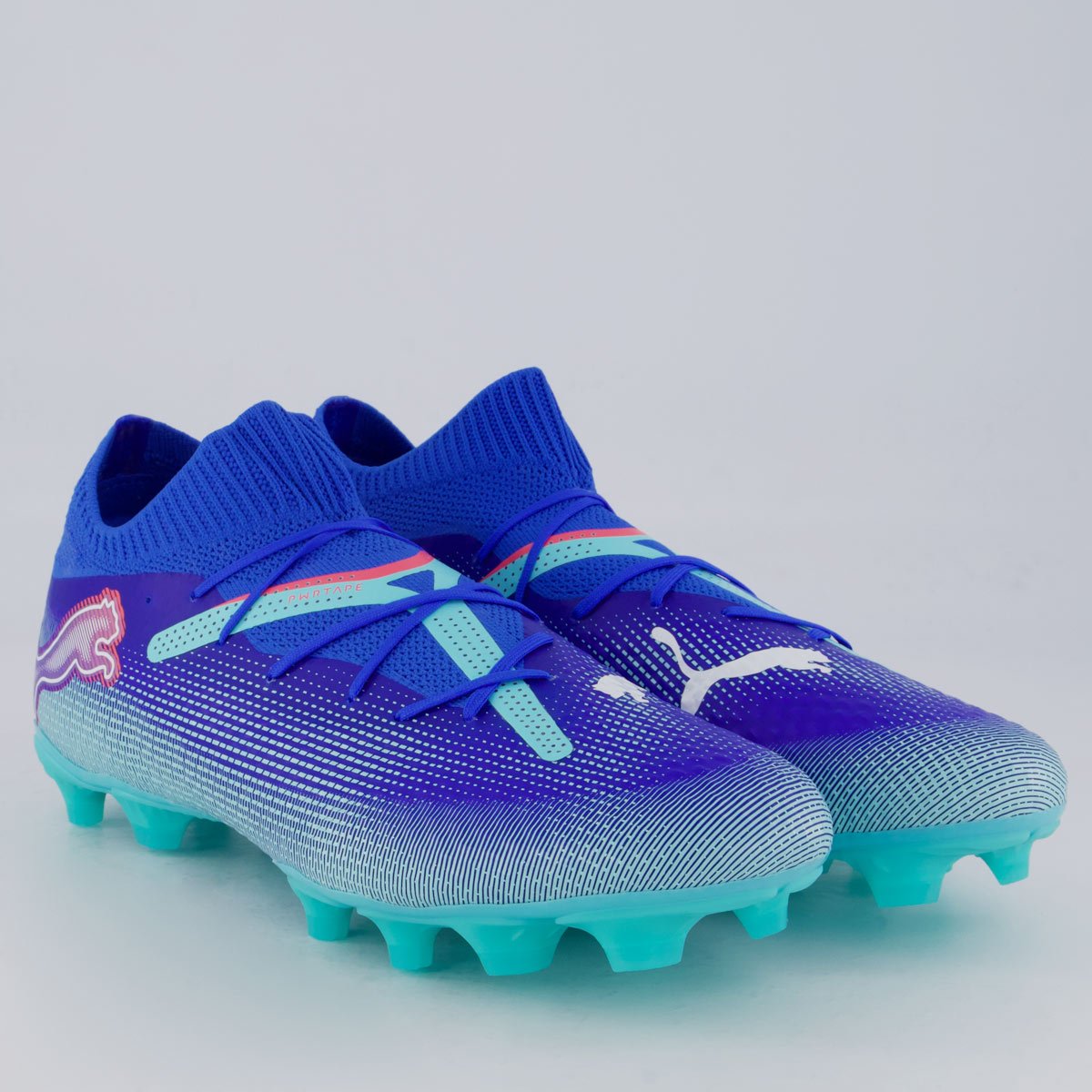 Chuteira Puma Future 7 Pro Campo Azul Azul 2