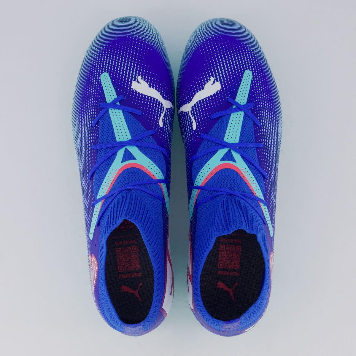 Chuteira Puma Future 7 Pro Campo Azul Azul 4