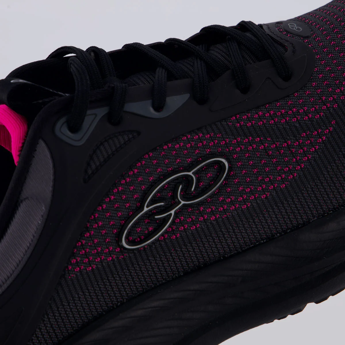 Tênis Olympikus Vibe Feminino Preto Preto/Pink 7