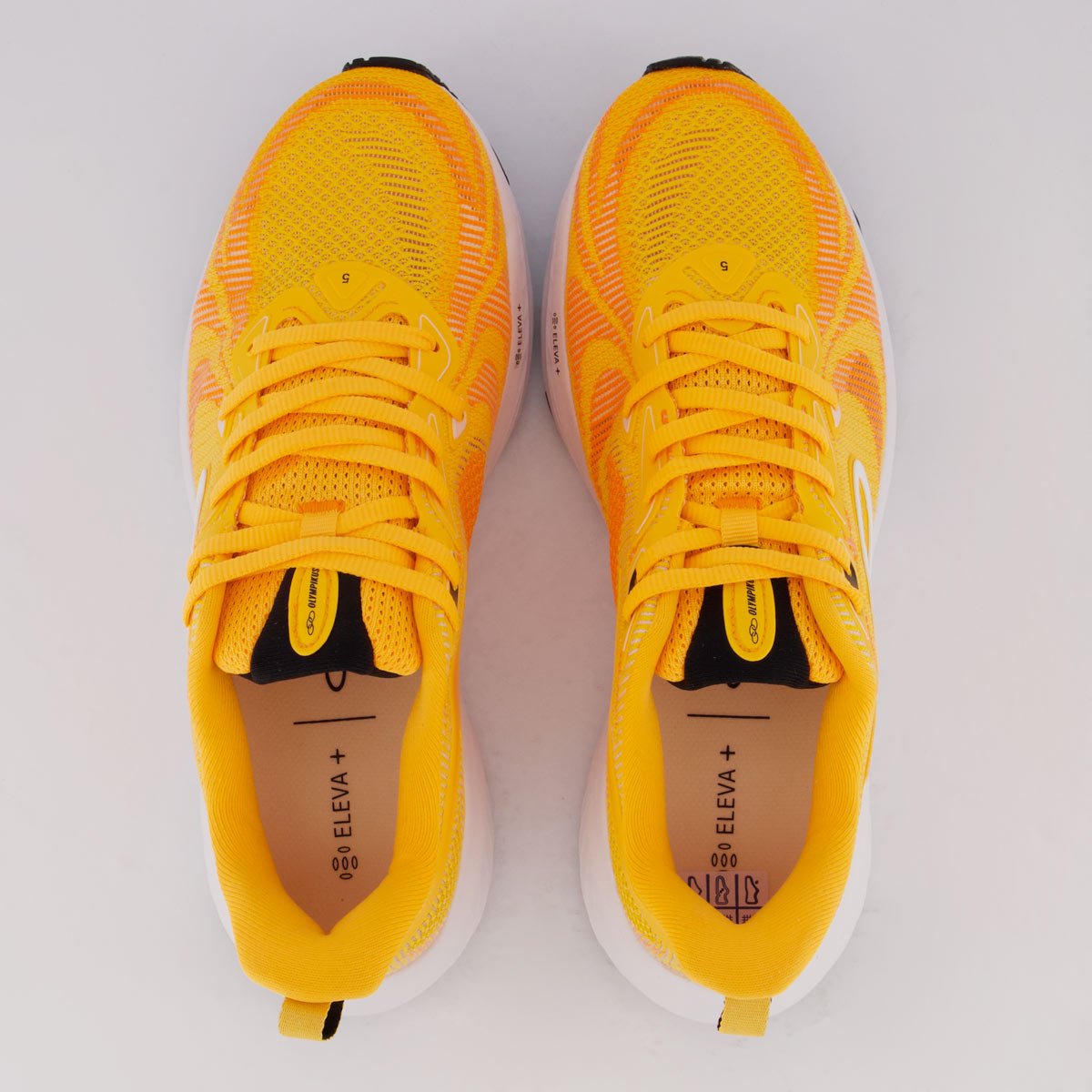 Tênis Olympikus Swift 5 Feminino Laranja Amarelo 4