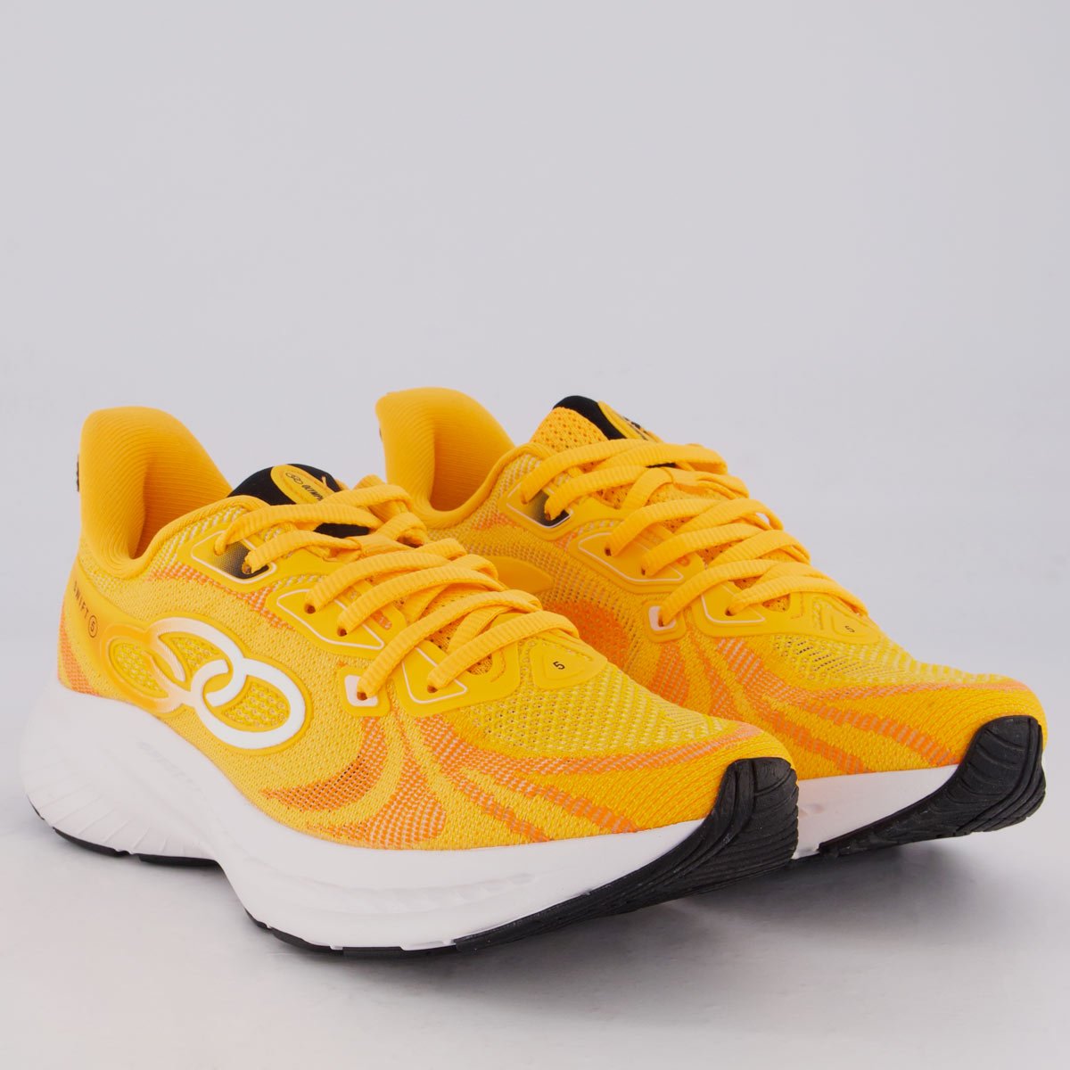 ※るい P-09CTHS 5台 Tênis Olympikus Swift 5 Feminino Laranja Amarelo