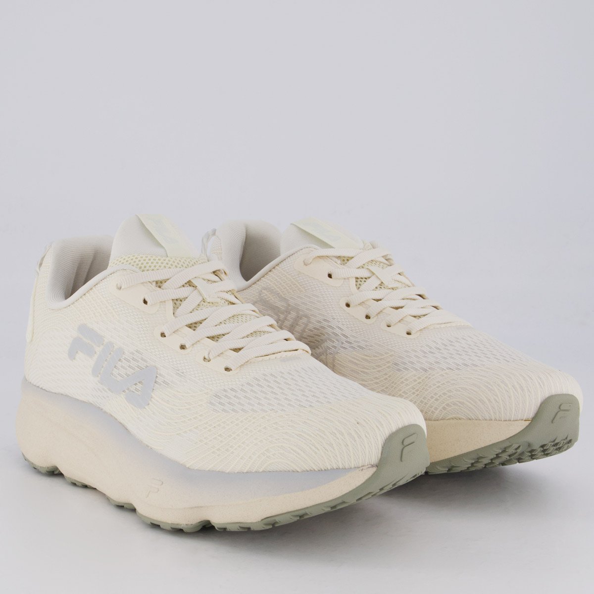 Tênis Fila Maxximus Feminino Bege Bege 2