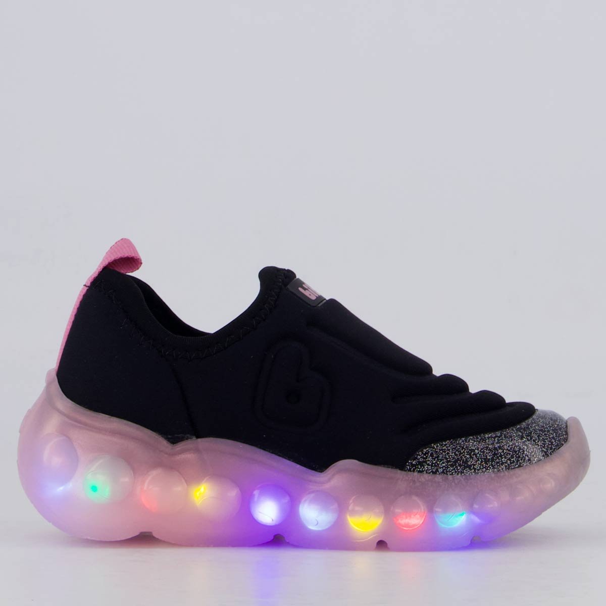 Tênis Bibi Roller Celebration 3.0 Infantil Preto e Rosa