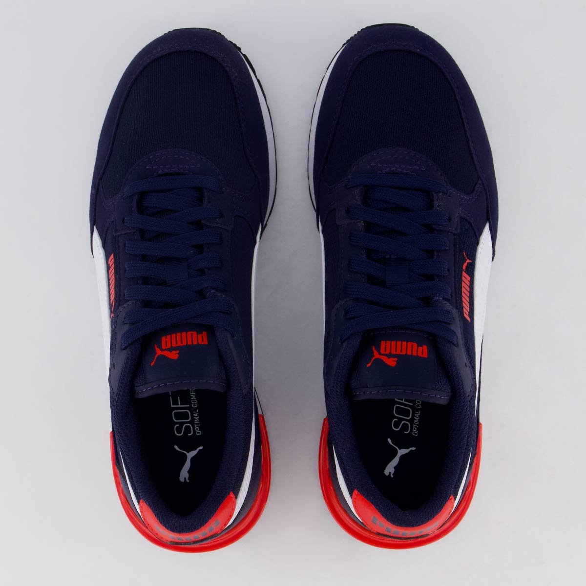 Tênis Puma ST Runner V4 Mesh Juvenil Marinho Azul Marinho 4