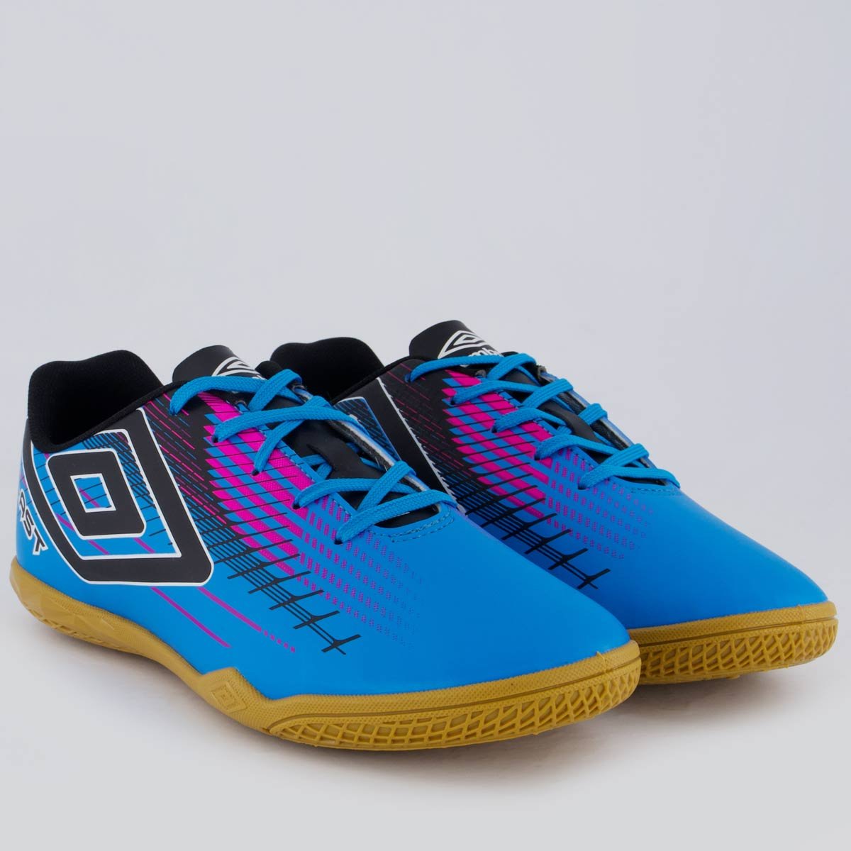 Chuteira Umbro Blast Futsal Azul e Rosa Azul/Rosa 2