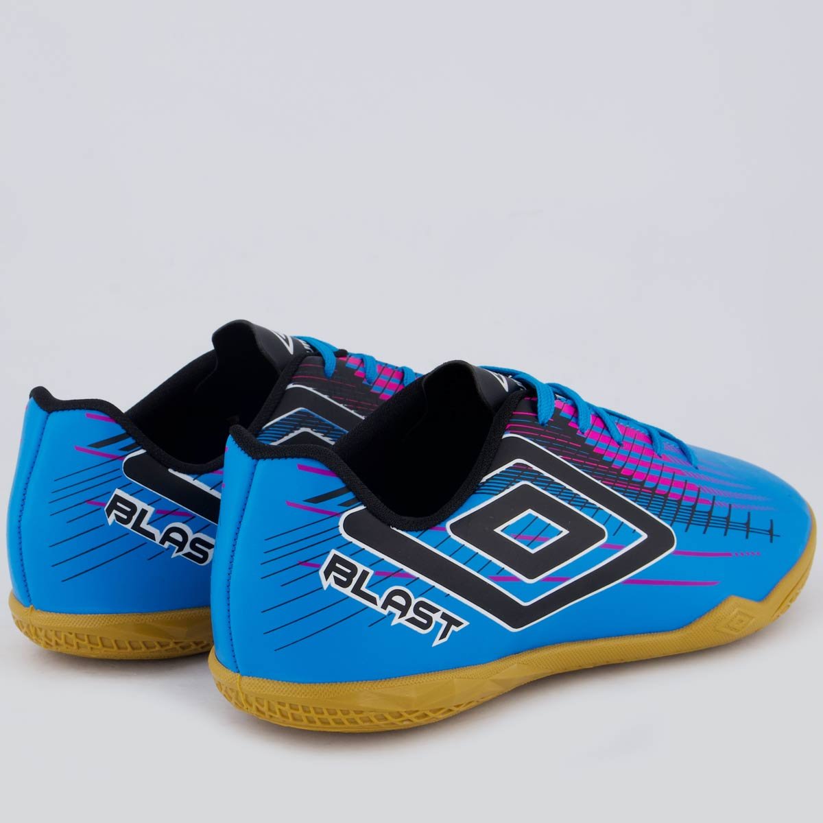 Chuteira Umbro Blast Futsal Azul e Rosa Azul/Rosa 3