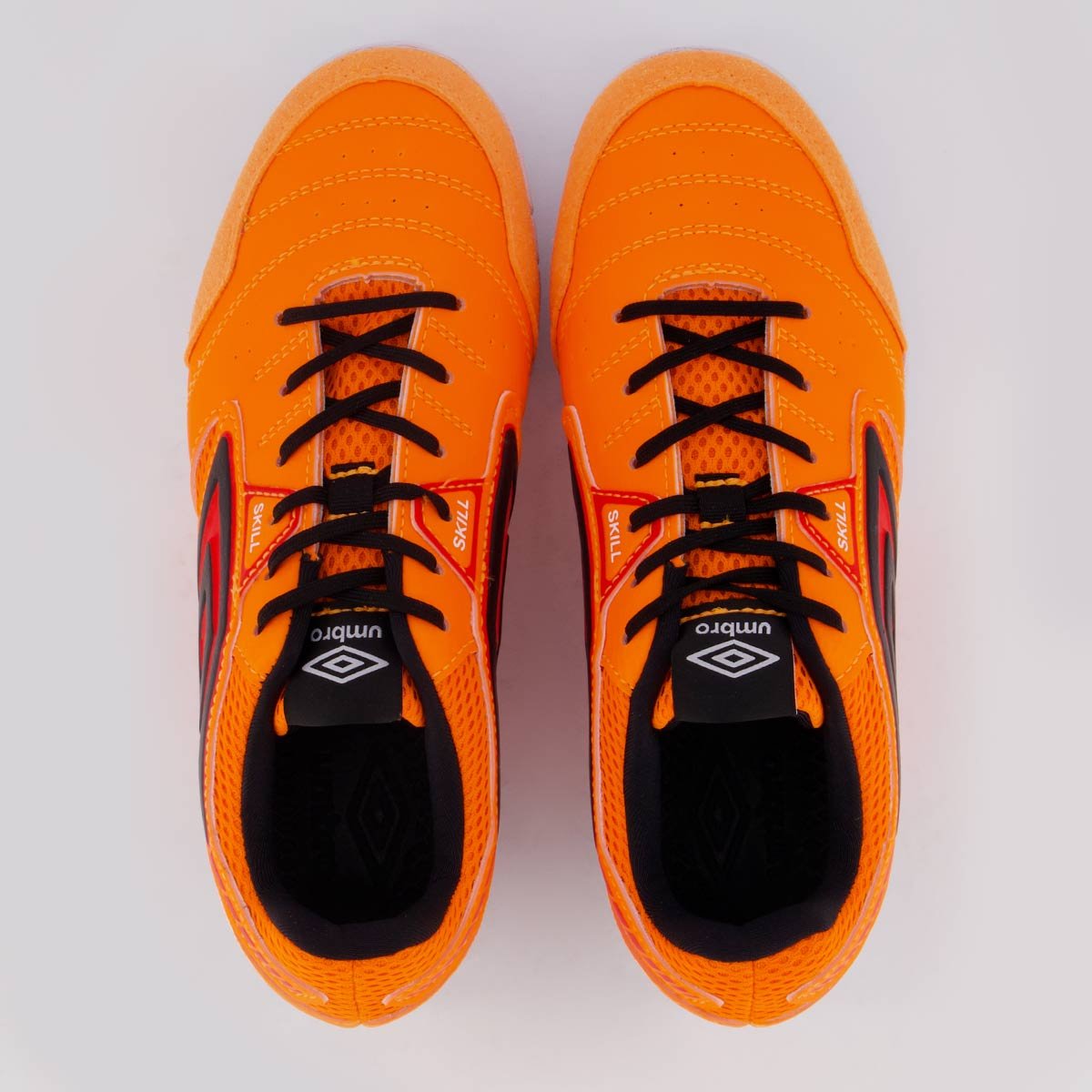 Chuteira Umbro Skill Futsal Laranja e Preta Laranja 4