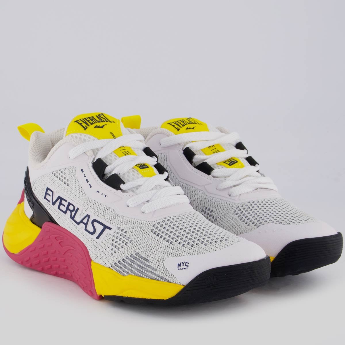 Tênis Everlast Climber Ultra Feminino Branco e Amarelo Multicores 2