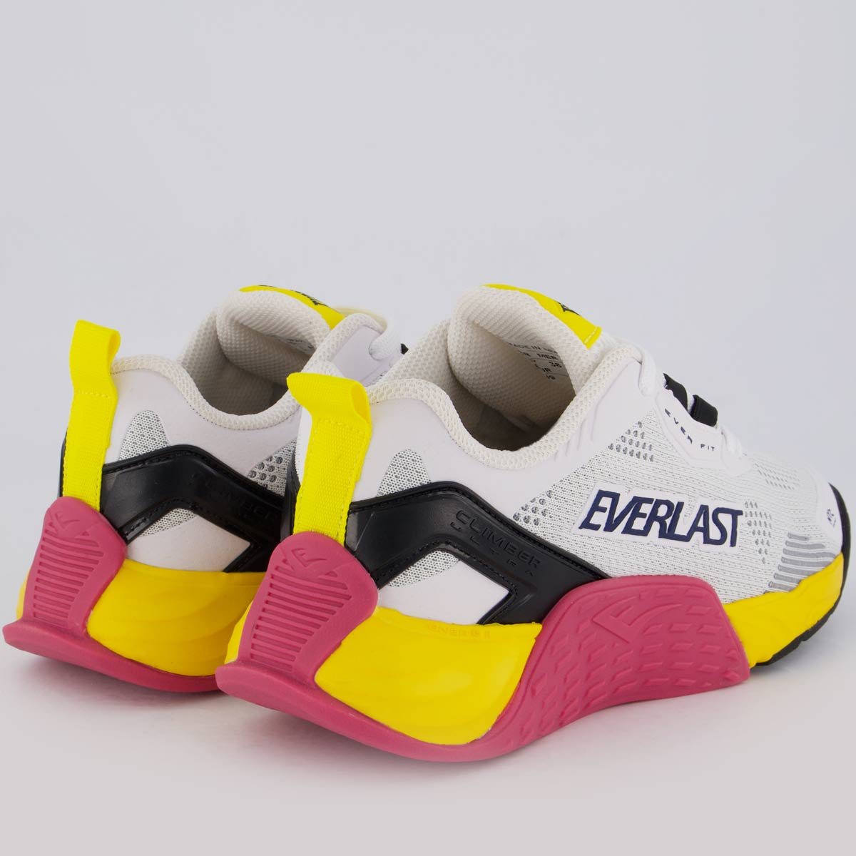 Tênis Everlast Climber Ultra Feminino Branco e Amarelo Multicores 3