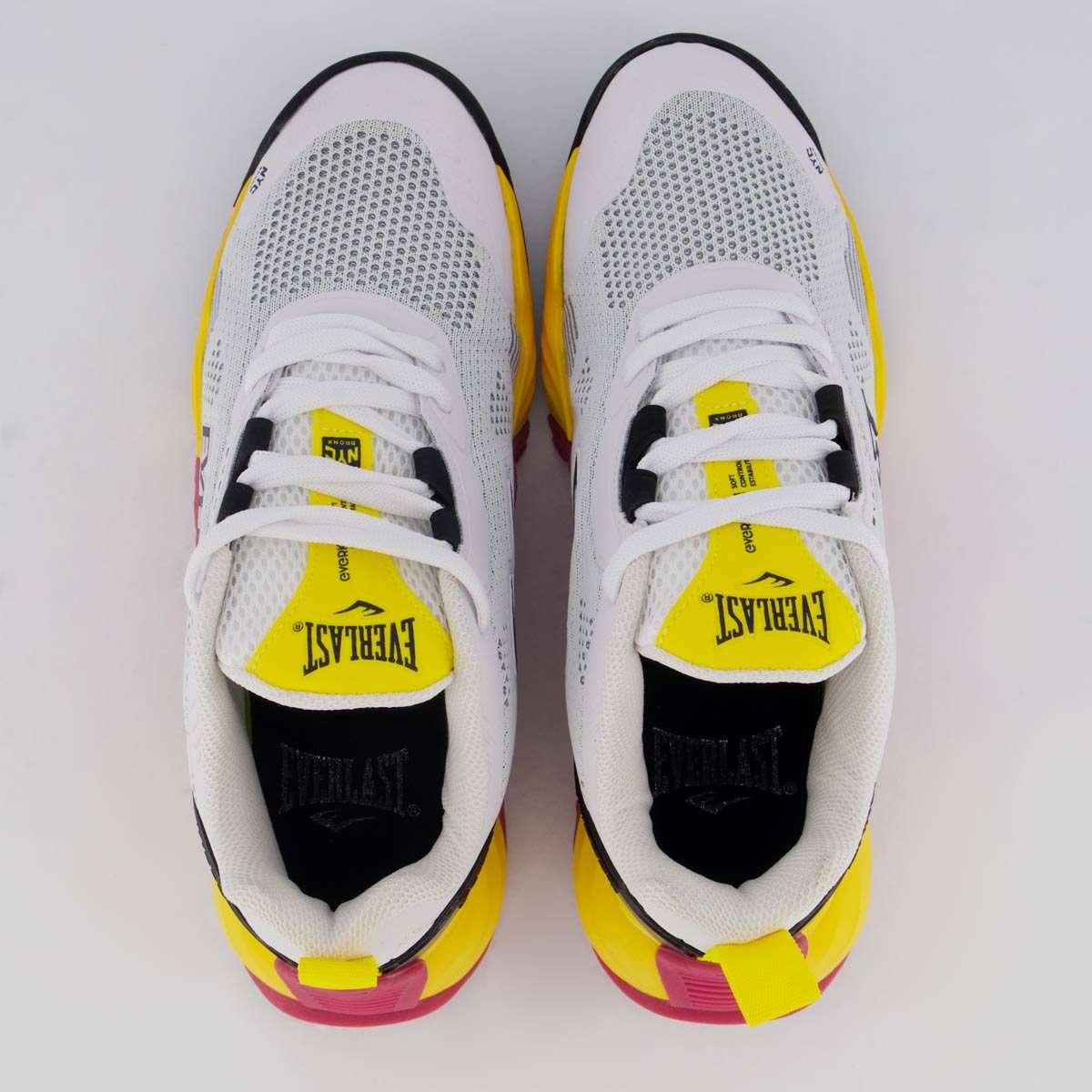 Tênis Everlast Climber Ultra Feminino Branco e Amarelo Multicores 4