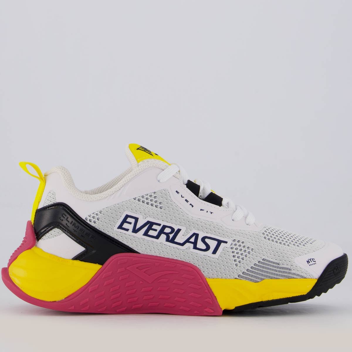 Tênis Everlast Climber Ultra Feminino Branco e Amarelo