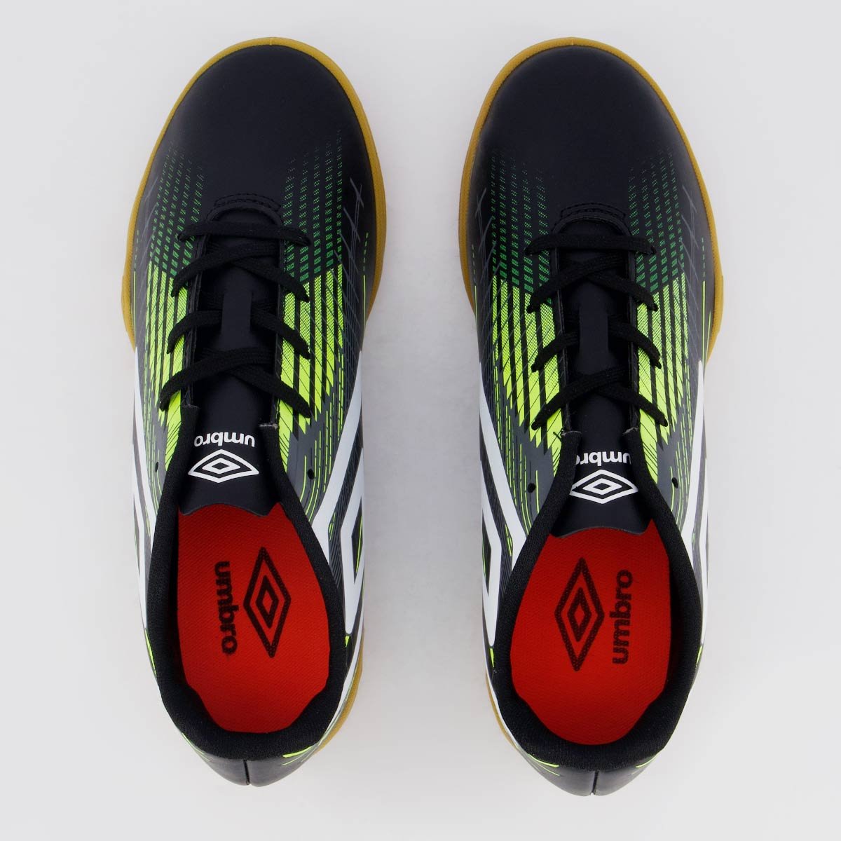 Chuteira Umbro Blast Futsal Preta e Verde Preto/Verde 6