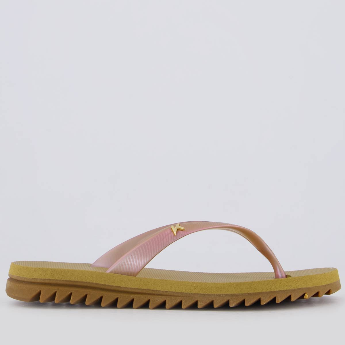 Chinelo Kenner Ibiza Pro Feminino Marrom Rosê/Mostarda 2