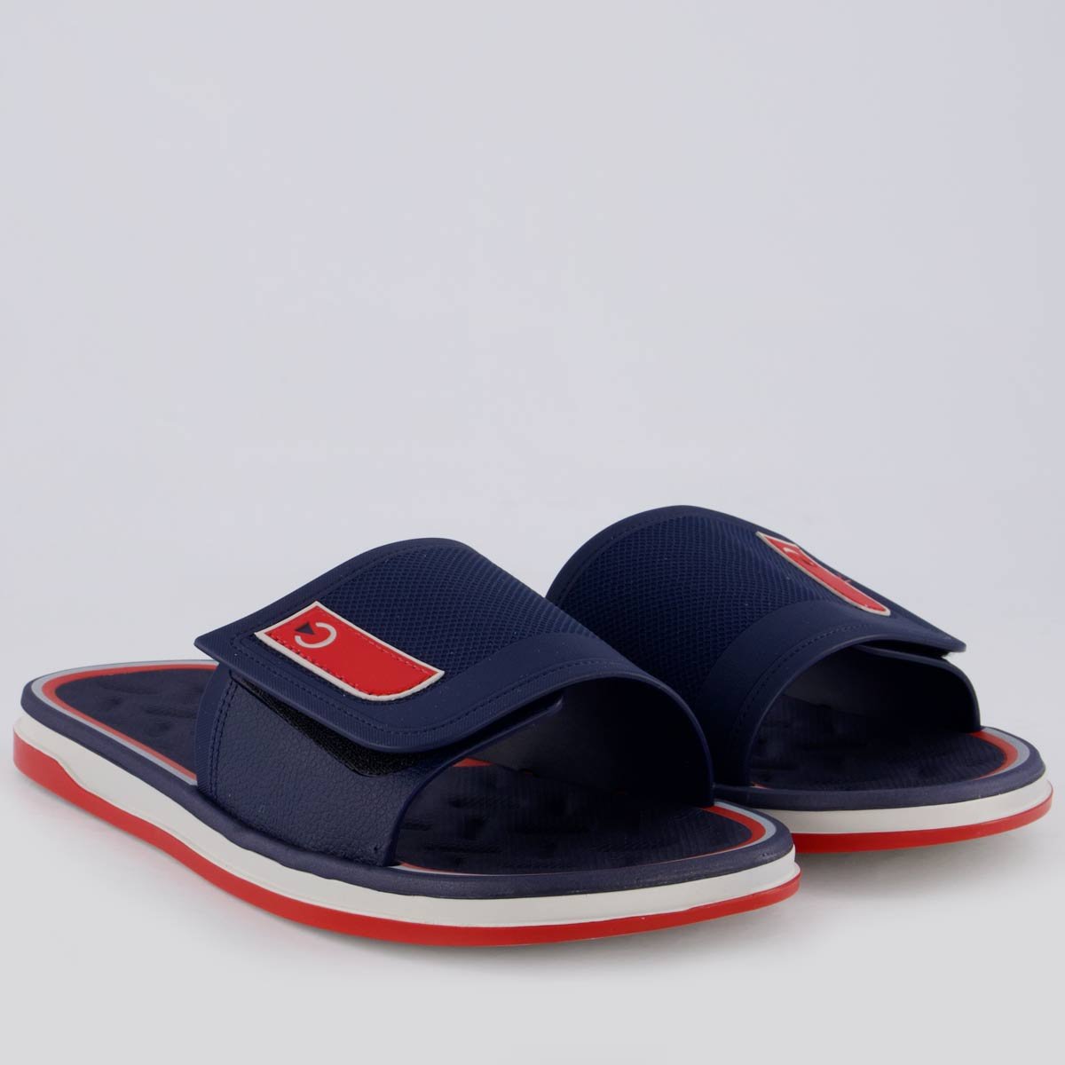 Chinelo Cartago Slide Málaga Sport Gáspea Marinho Azul Marinho 3
