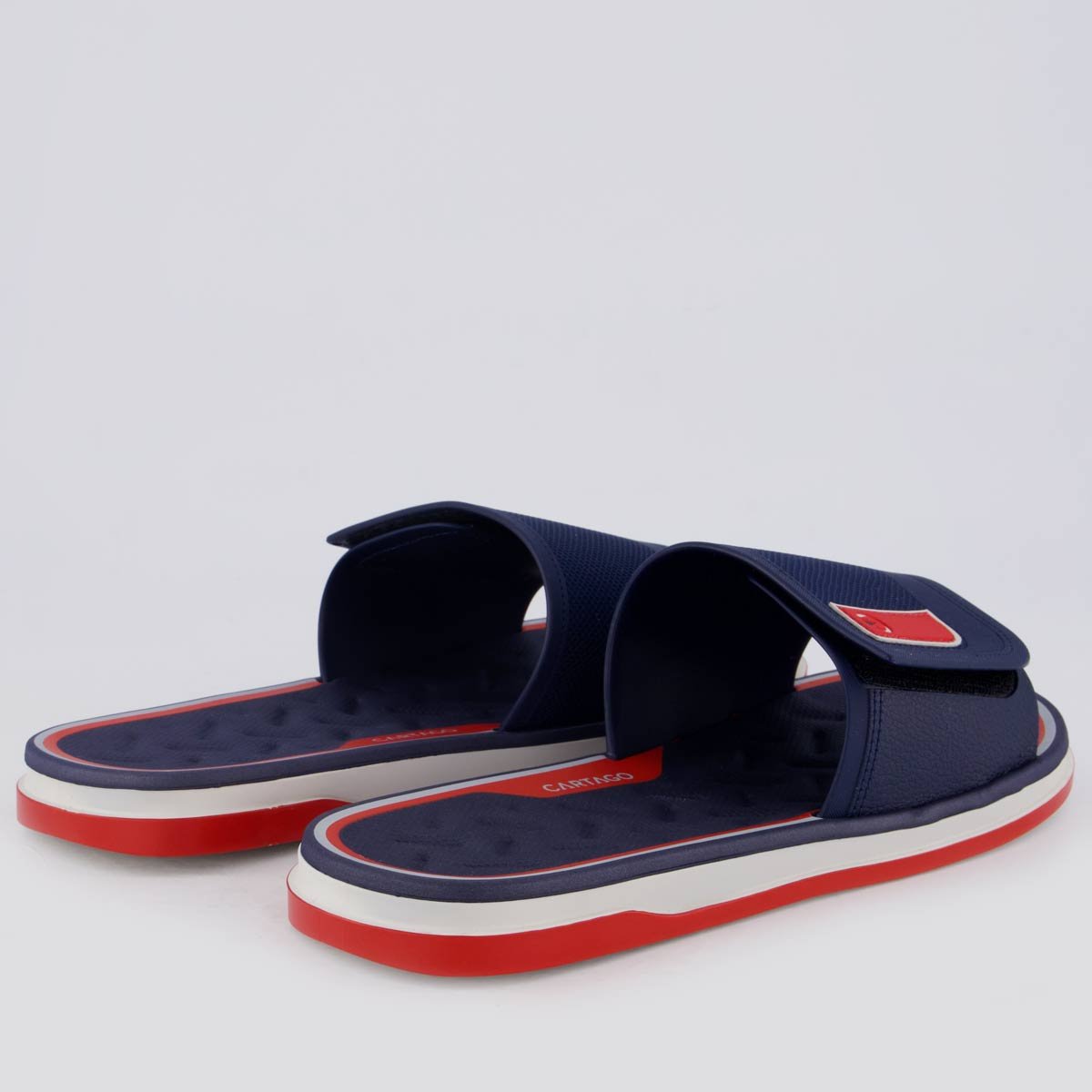 Chinelo Cartago Slide Málaga Sport Gáspea Marinho Azul Marinho 4