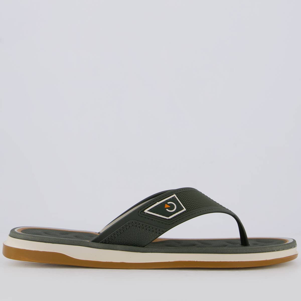 Chinelo Cartago Málaga Sport Verde e Bege Verde/Bege 2