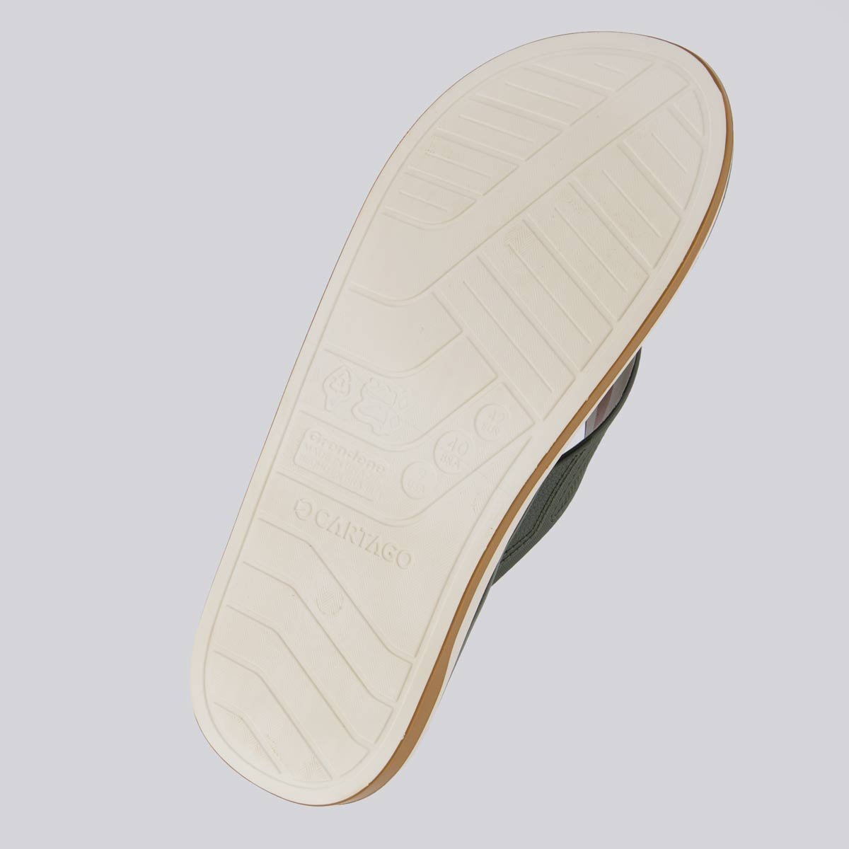 Chinelo Cartago Málaga Sport Verde e Bege Verde/Bege 5