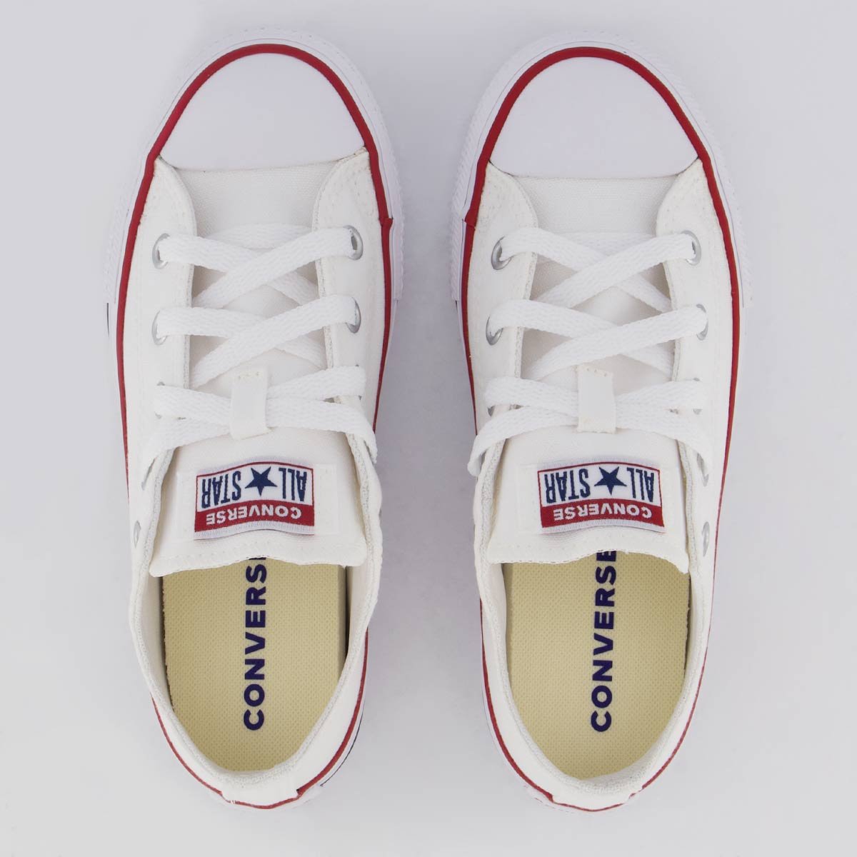 Tênis Converse All Star Chuck Taylor Infantil Bran Branco 4