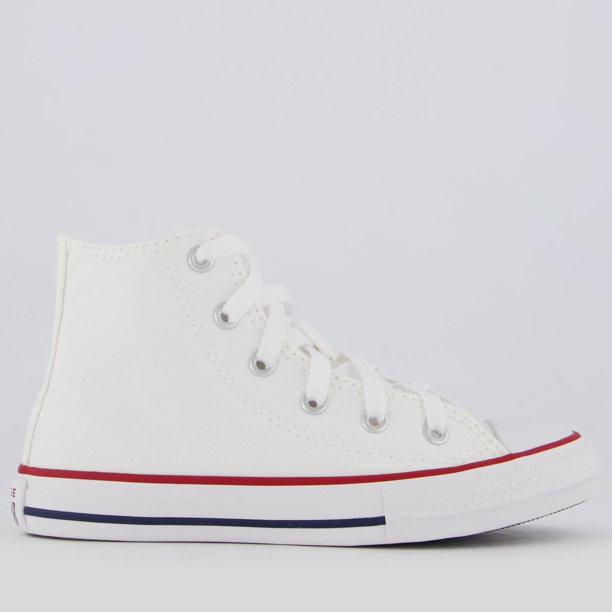 Tênis Converse All Star Chuck Taylor Cano Alto Infantil Branco