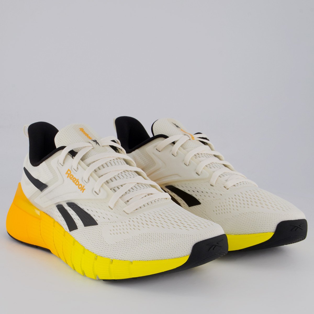 Tênis Reebok Nano Gym Branco e Amarelo Branco/Amarelo 2