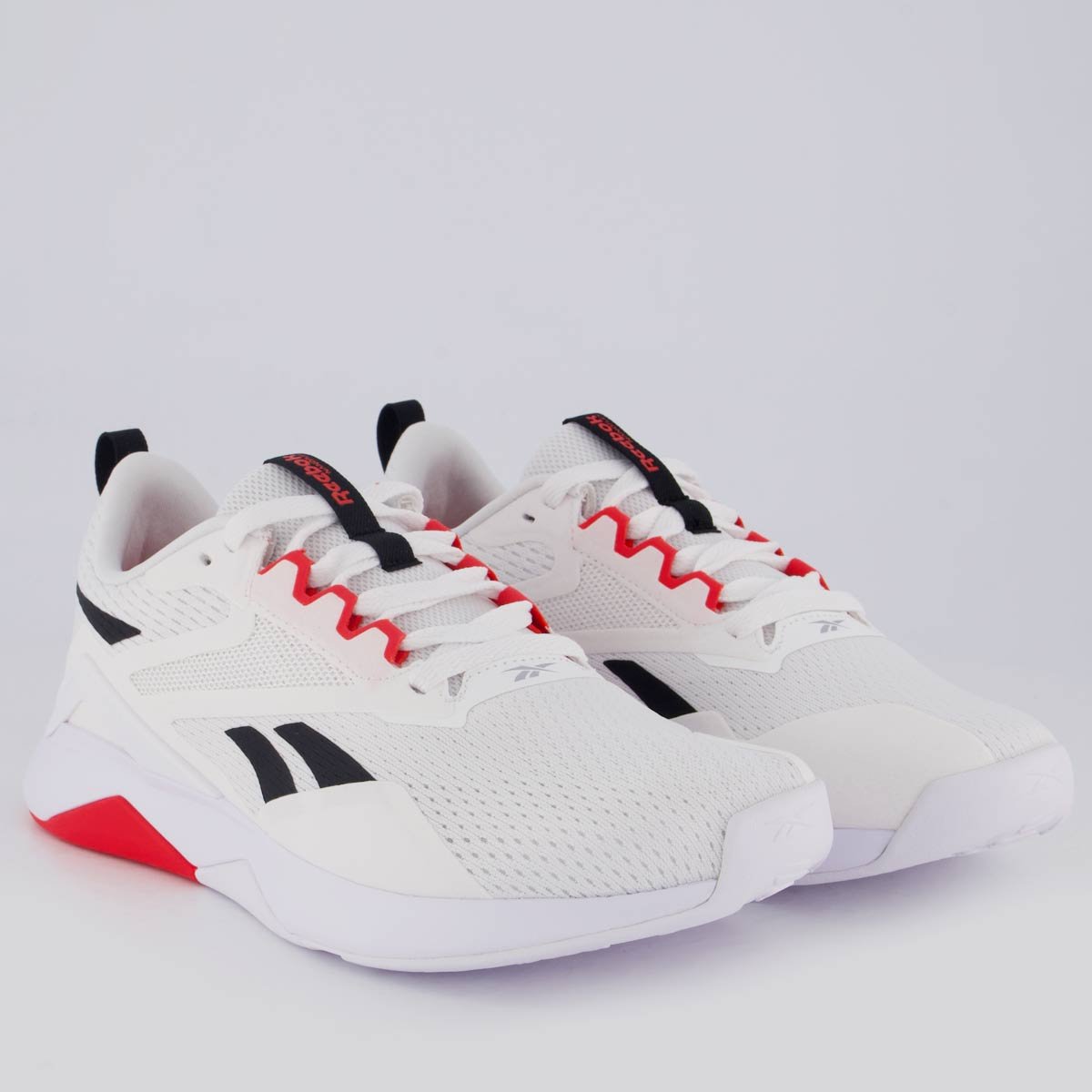 Tênis Reebok Nanoflex TR V2 Branco e Vermelho Branco 2