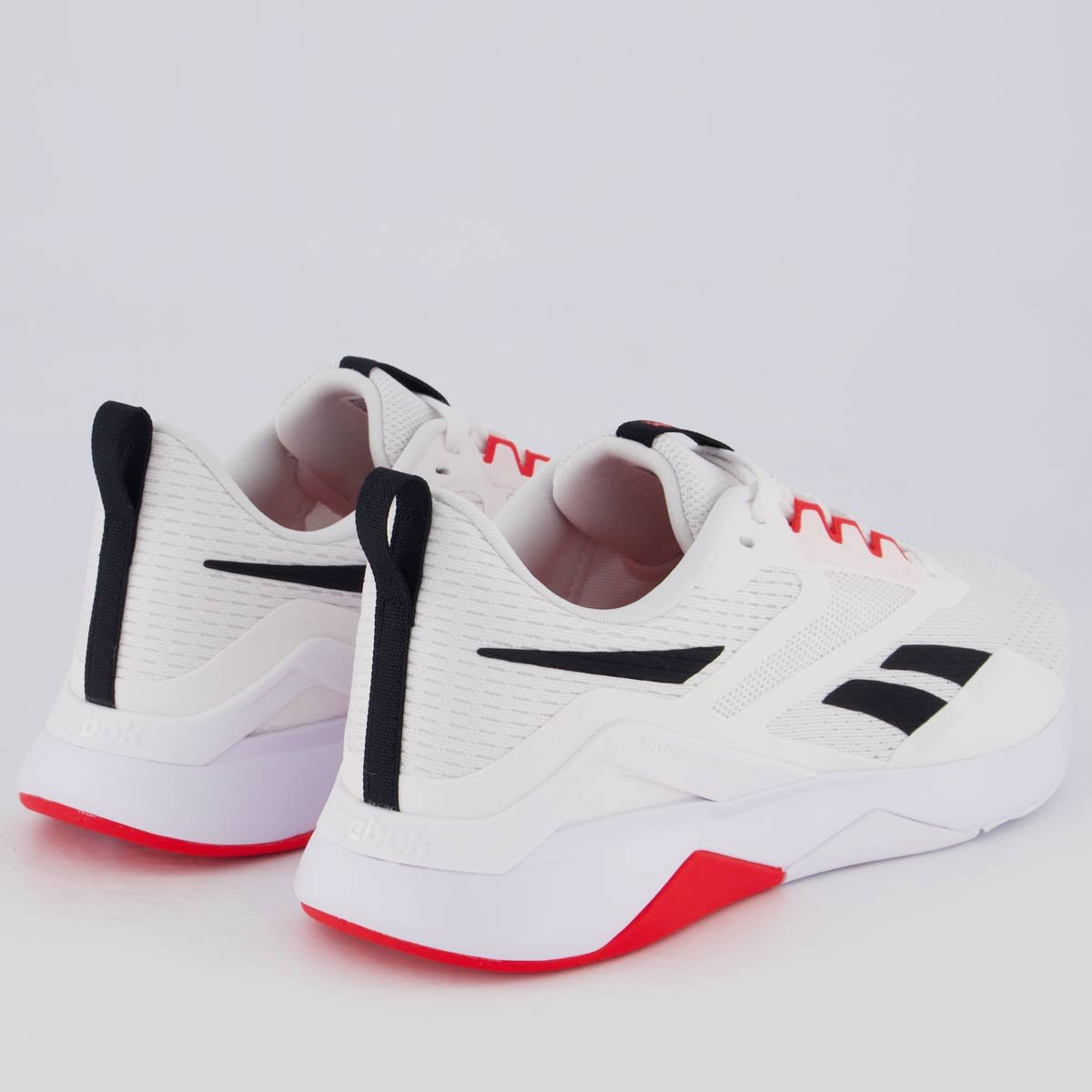 Tênis Reebok Nanoflex TR V2 Branco e Vermelho Branco 3