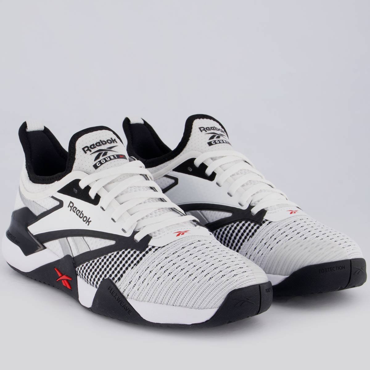 Tênis Reebok Nano Court U Branco e Preto Branco/Preto 2