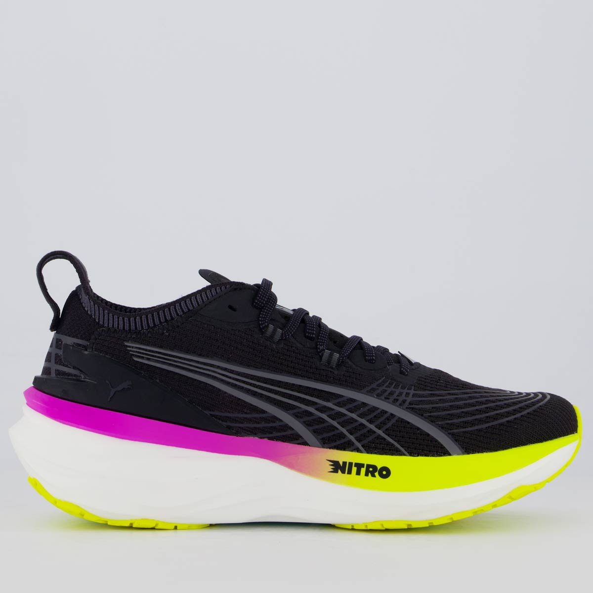 Tênis Puma Forever Run Nitro 2 Preto Preto 1