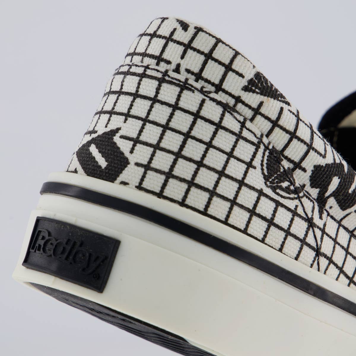 Tênis Redley Slip On Estampado Preto e Branco 6