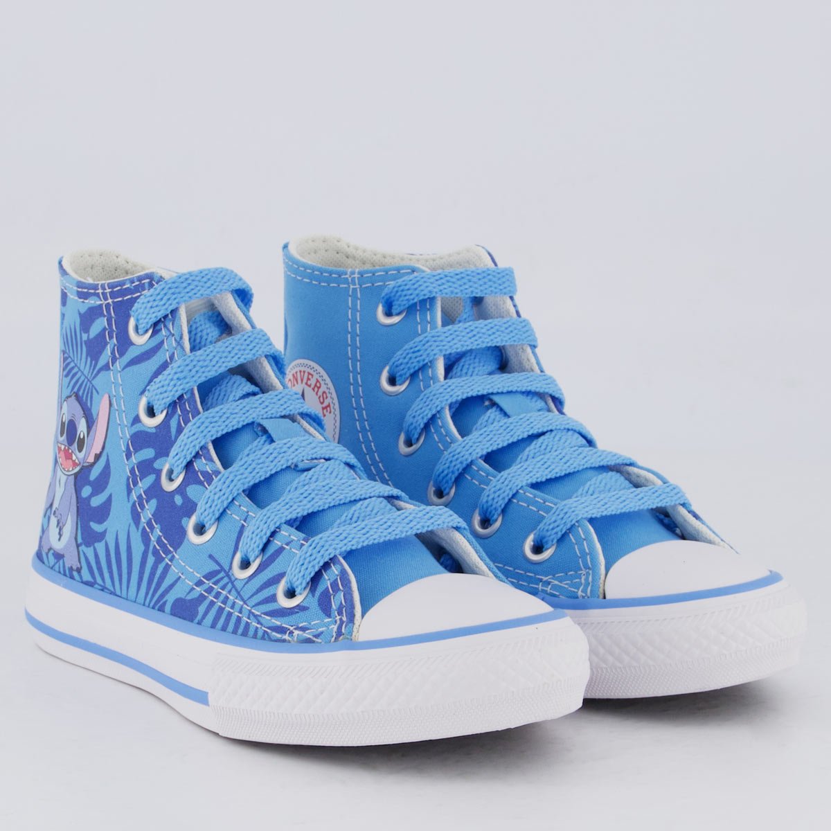Tênis Converse All Star Chuck Taylor Stitch Cano Alto Infantil Azul Azul 3