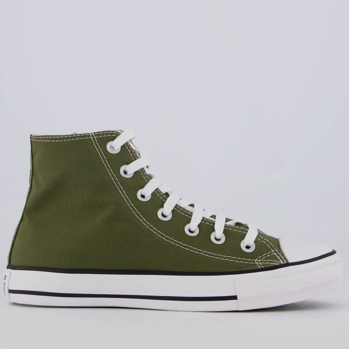 Tênis Converse All Star Chuck Taylor Cano Alto Verde Oliva