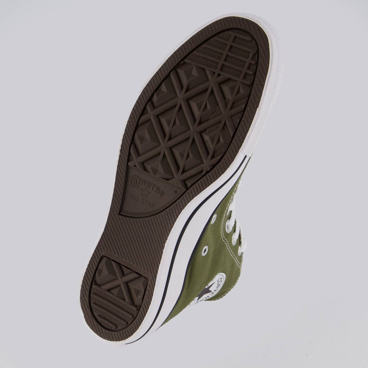 Tênis Converse All Star Chuck Taylor Cano Alto Verde Oliva Verde 5
