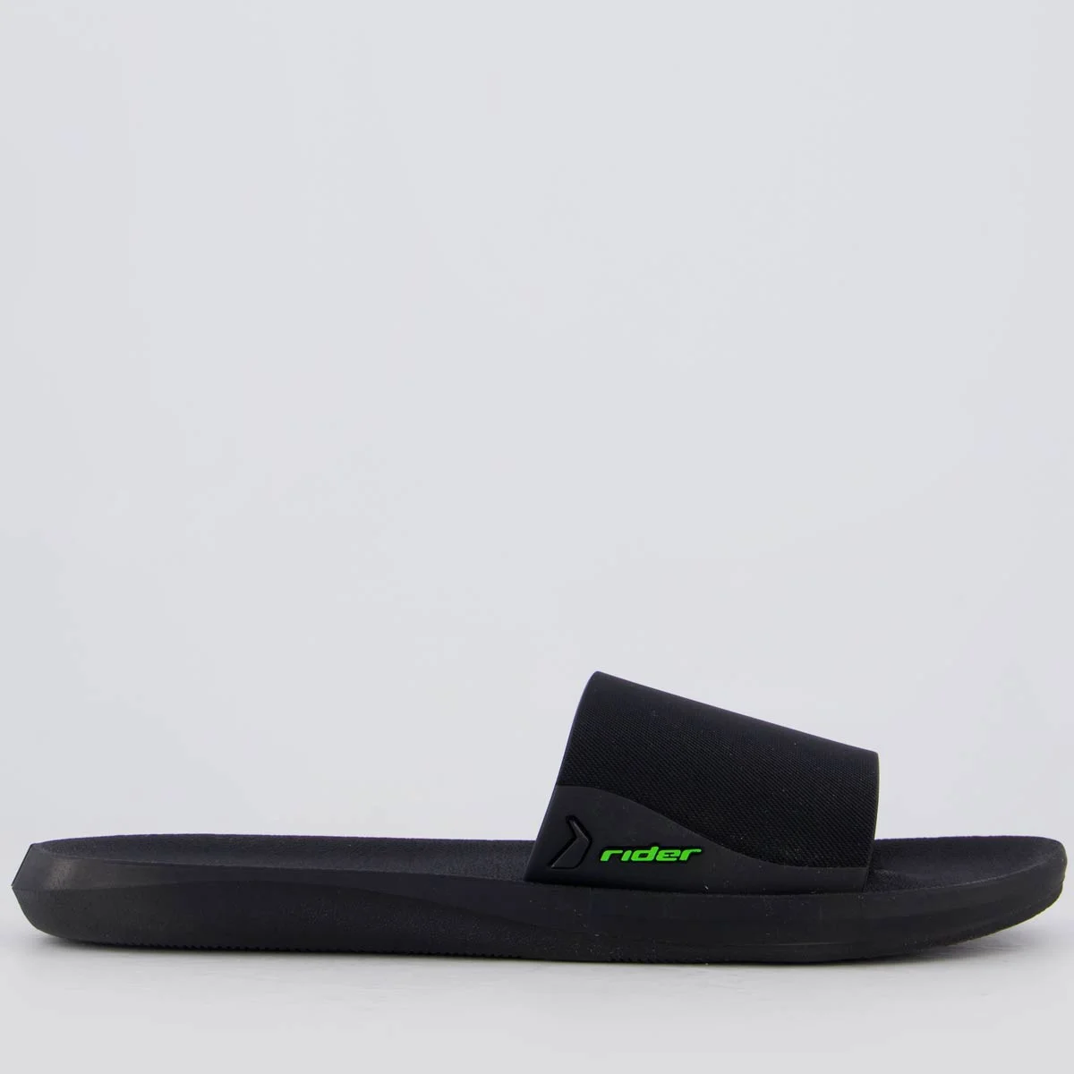 Chinelo Slide Rider Feel Preto e Verde Preto/Verde 2