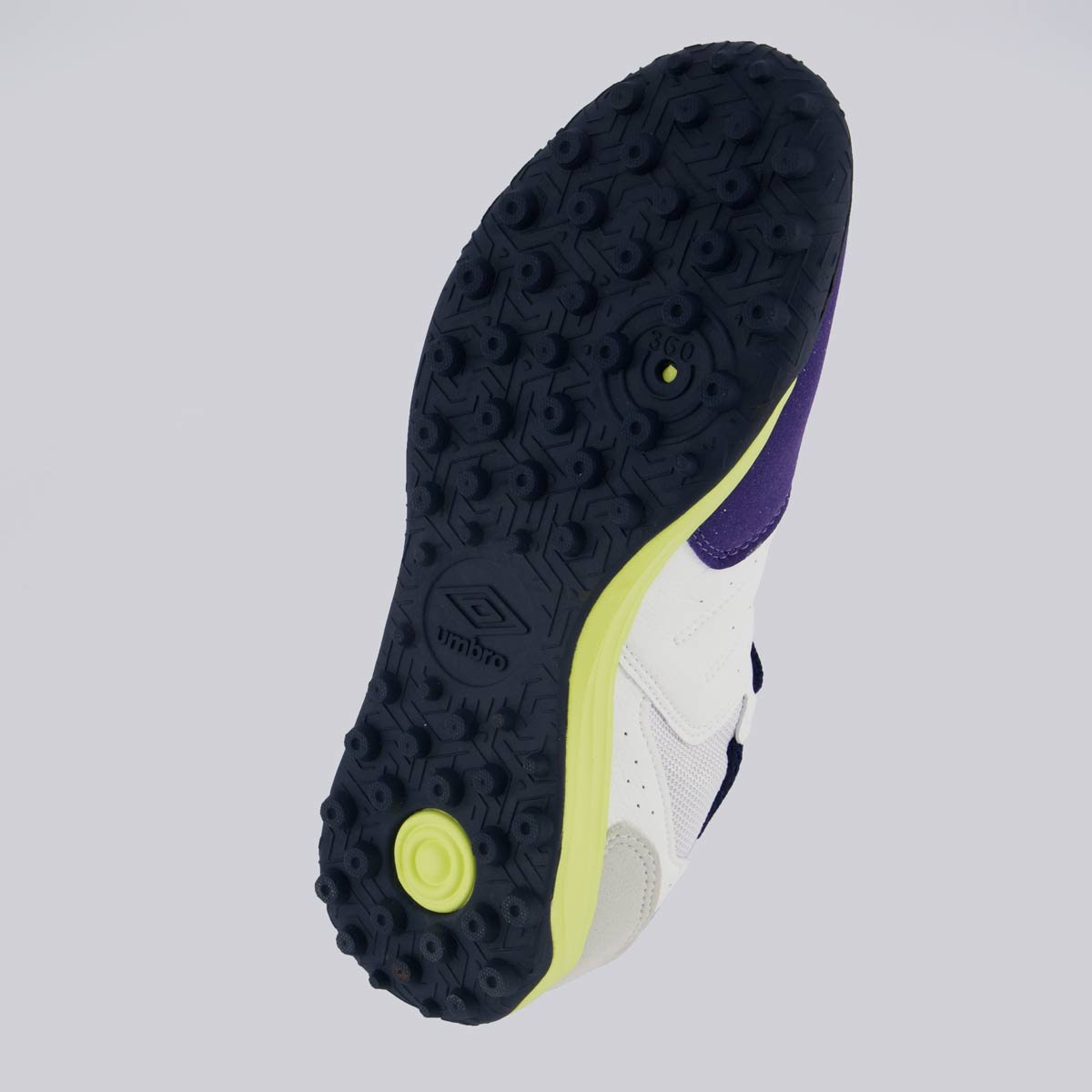 Chuteira Umbro Pro Challenge Uptake Society Branca e Roxa Branca/Roxo 5