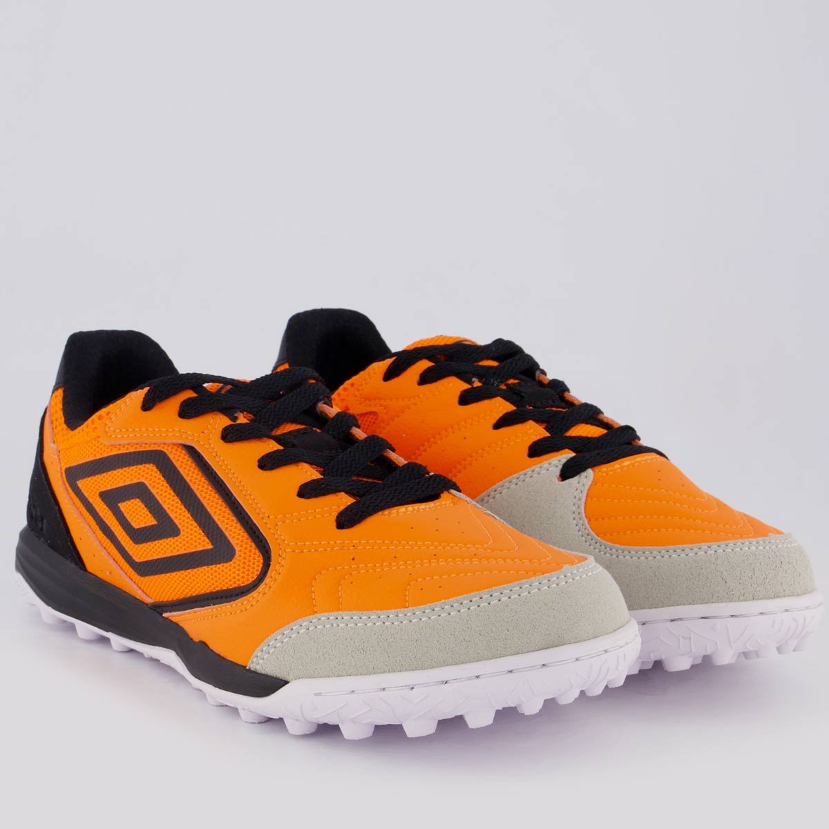 Chuteira Umbro Pro Challenge Uptake Laranja e Preta Laranja 2