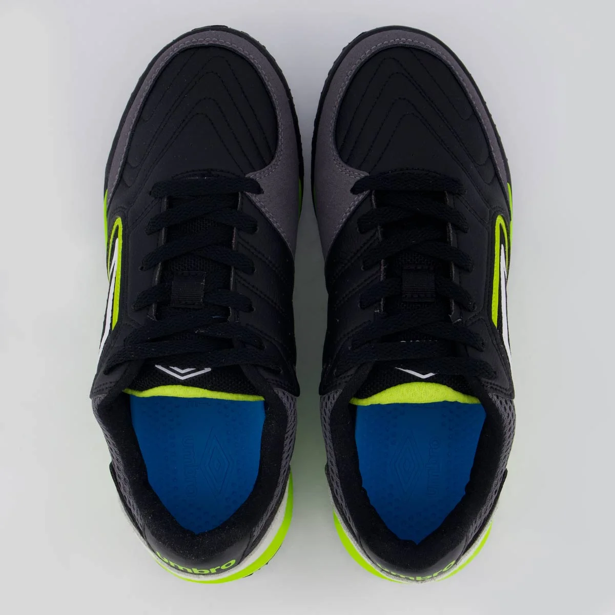 Chuteira Umbro Pro Challenge Uptake Society Preta e Verde Preto/Verde 4