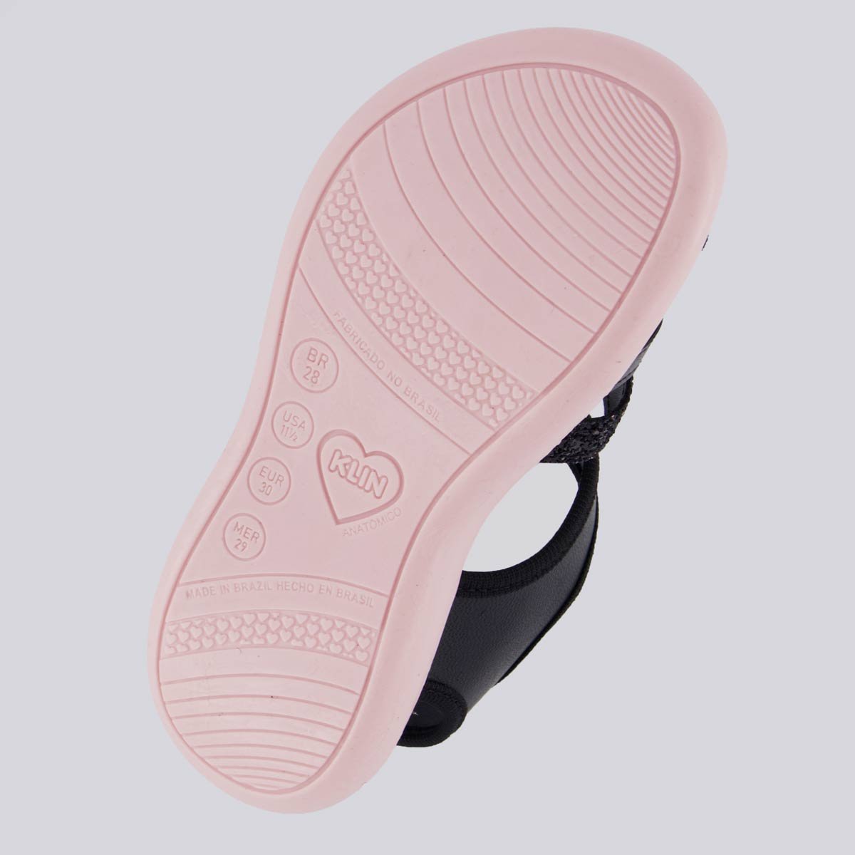 Papete Klin Jujuba Infantil Preto e Rosa Preto/Rosa 5