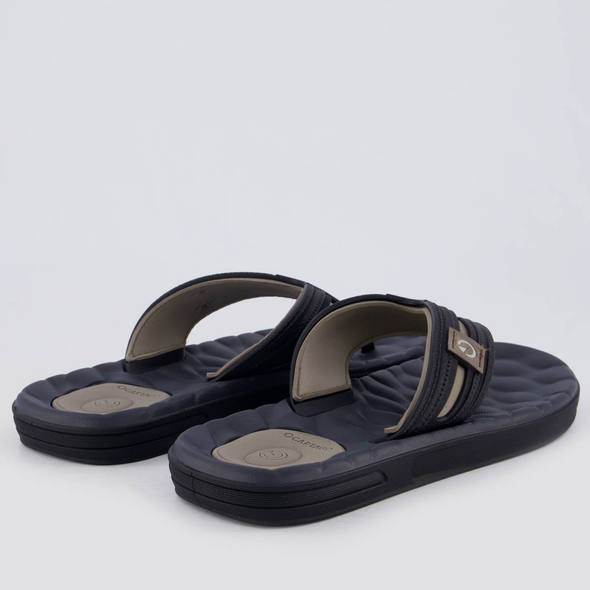 Chinelo Cartago Egeu IV Cinza e Preto Cinza/Preto 4