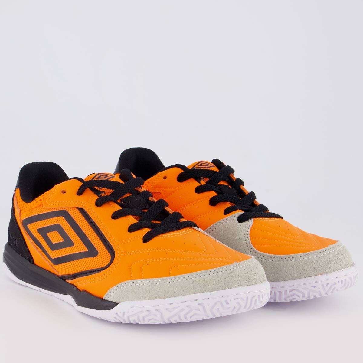 Chuteira Umbro Pro Challenge Uptake Futsal Laranja e Preta Laranja/Preto 2