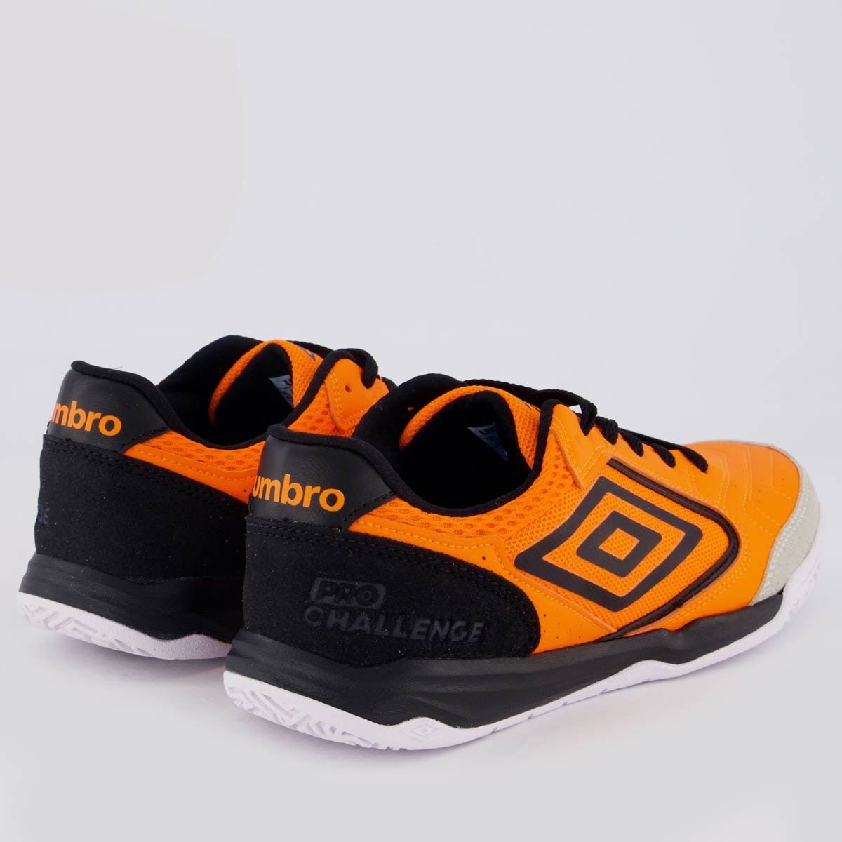 Chuteira Umbro Pro Challenge Uptake Futsal Laranja e Preta Laranja/Preto 3