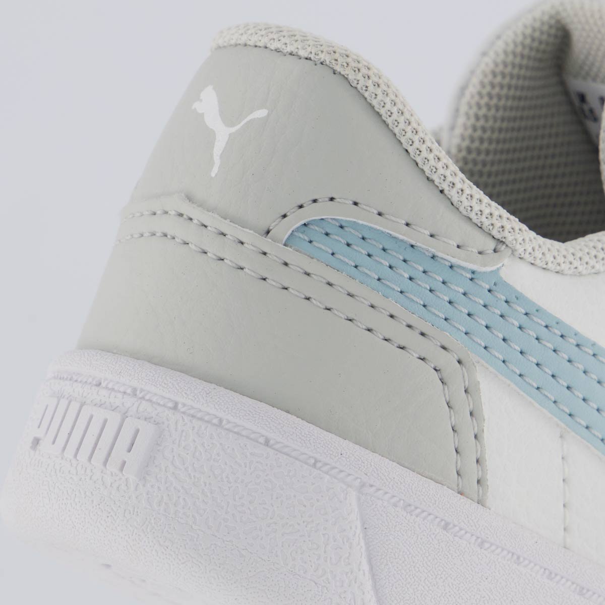 Tênis Puma Caven 2.0 AC + BDP Infantil Branco e Cinza Branco/Cinza 6