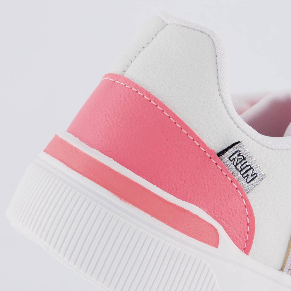 Tênis Klin Sky Coração Infantil Branco e Rosa Branco/Rosa 6