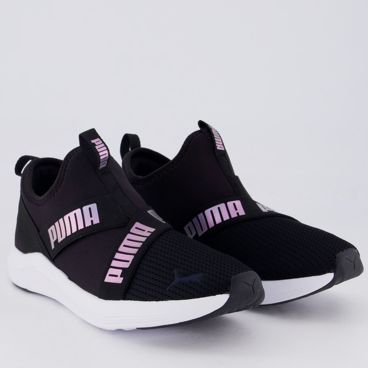 Tênis Puma Prowl Slip On AOP BDP I Feminino Preto Preto