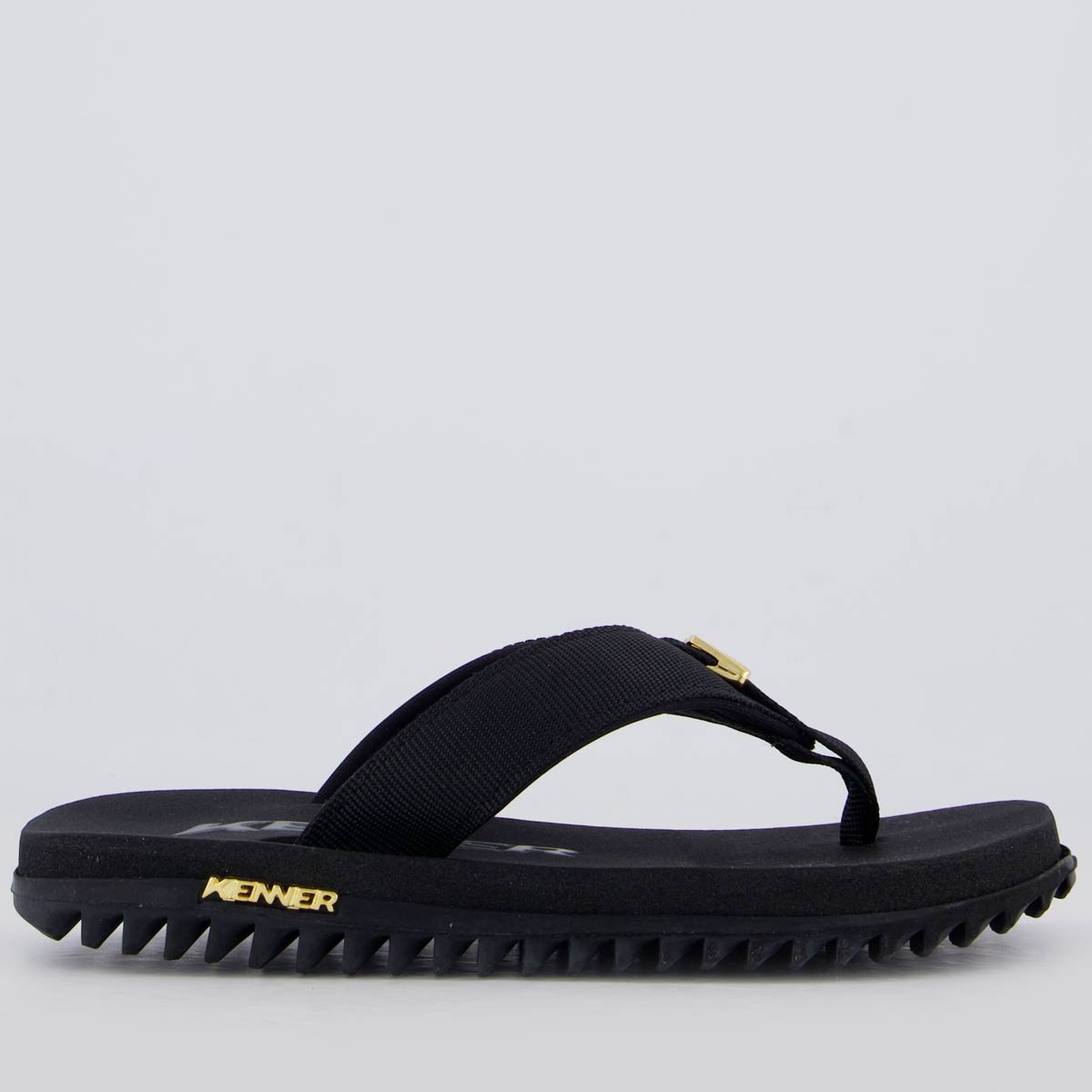 Chinelo Kenner Kivah Juvenil Preto Preto 2