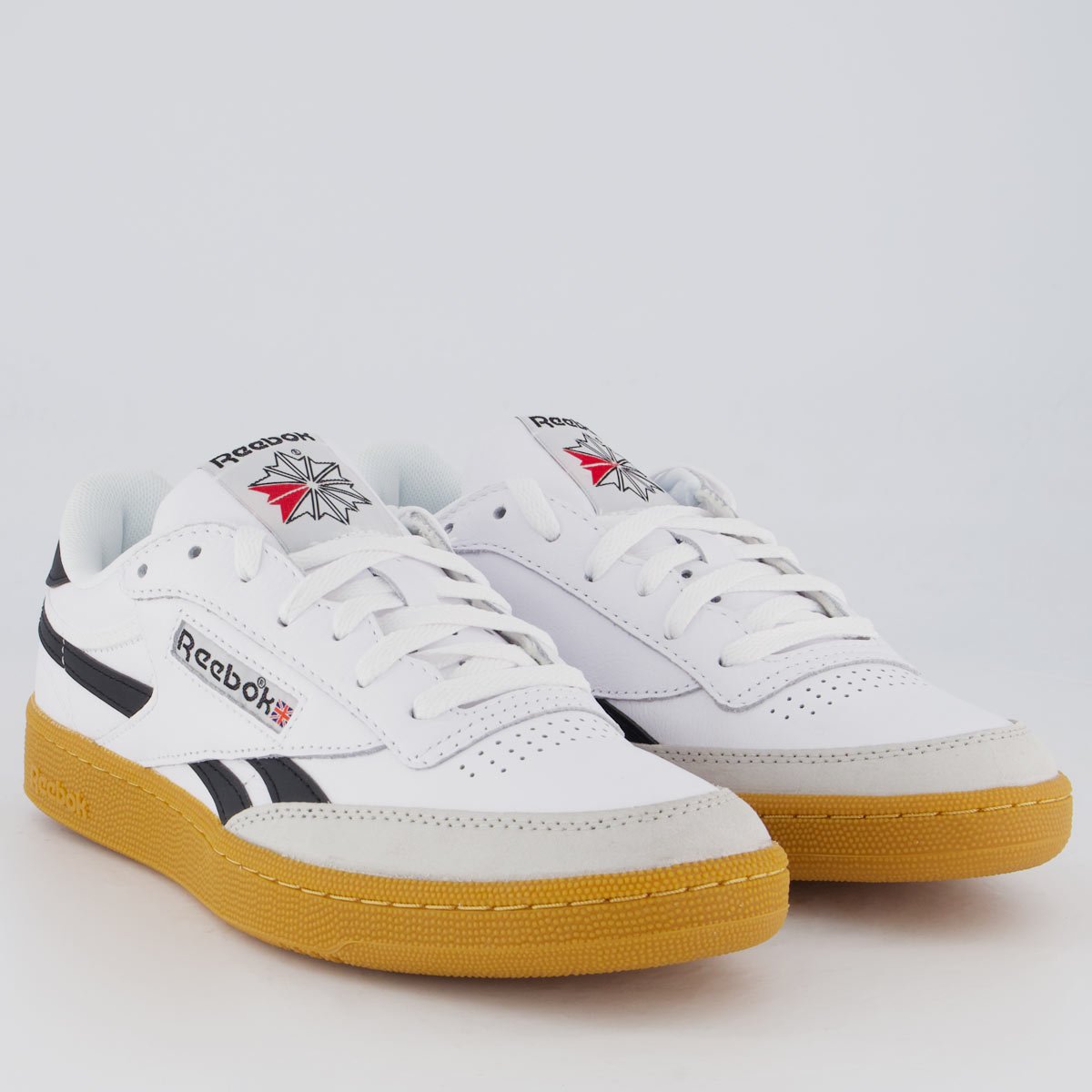 Tênis Reebok Club C Revenge Branco e Preto Branco 2