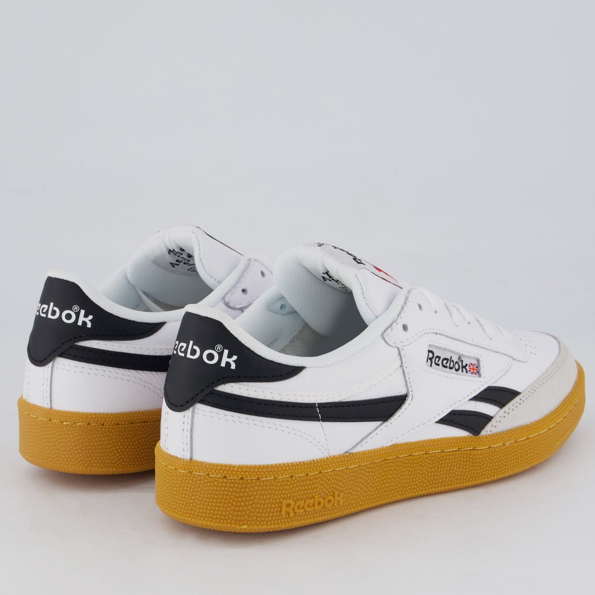 Tênis Reebok Club C Revenge Branco e Preto Branco 3