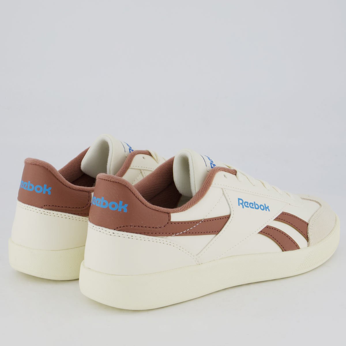 Tênis Reebok Smash Edge Branco e Marrom Branco/Marrom 3